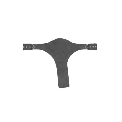 Becker Slim Line Wide Flange Long Tongue Webbed Stirrup Double Action Ankle Joints