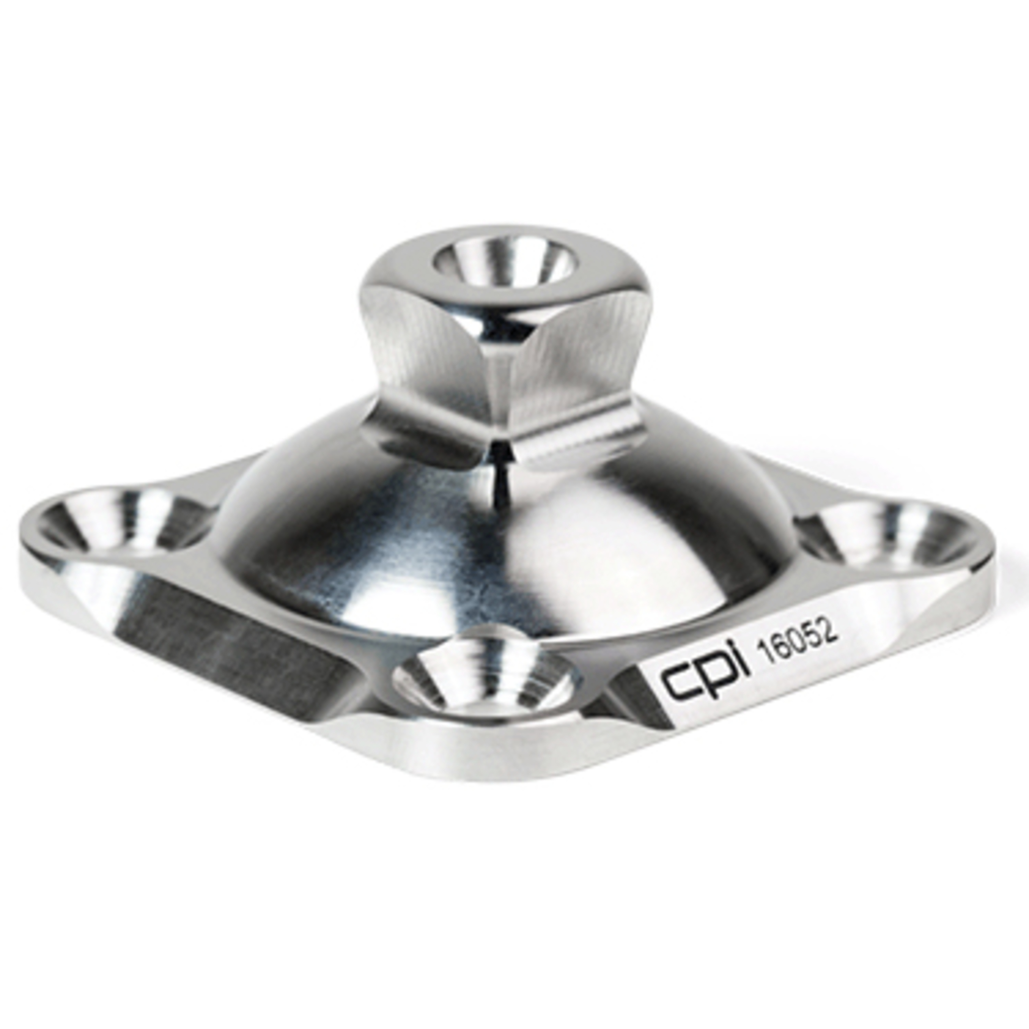 Heavy Duty 4-Hole Pyramid Adapter - Stainless Steel