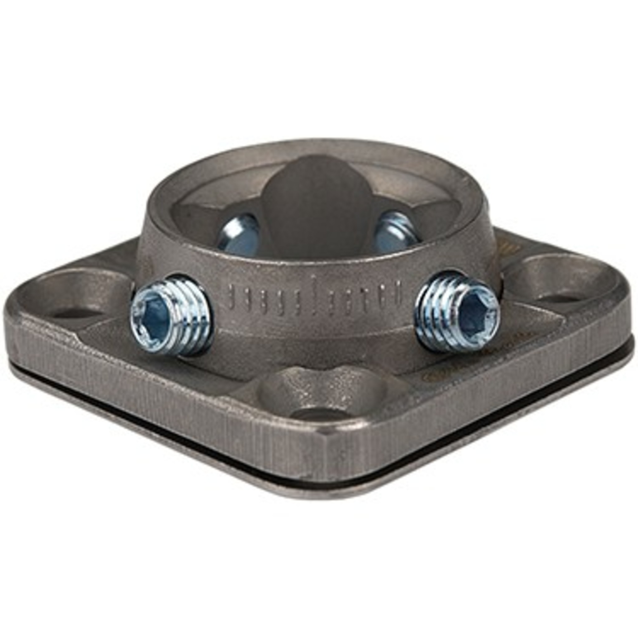 Socket Adapter with Pyramid Receiver, Rotatable - Stainless Steel