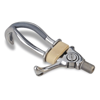 Hosmer Dorrance Lyre Shape Finger Hook Model 555 - Stainless Steel