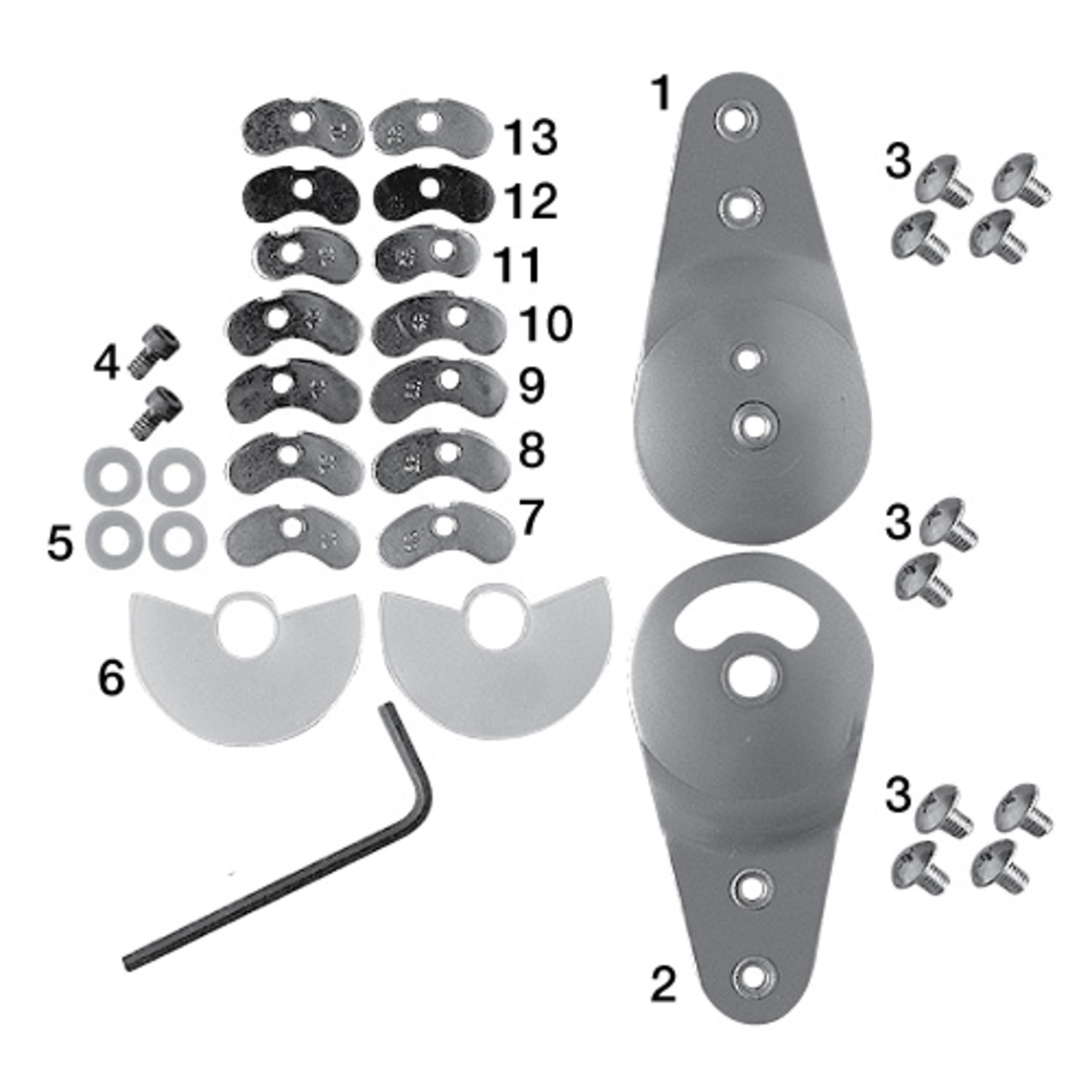 Camber Axis Hinge® Parts