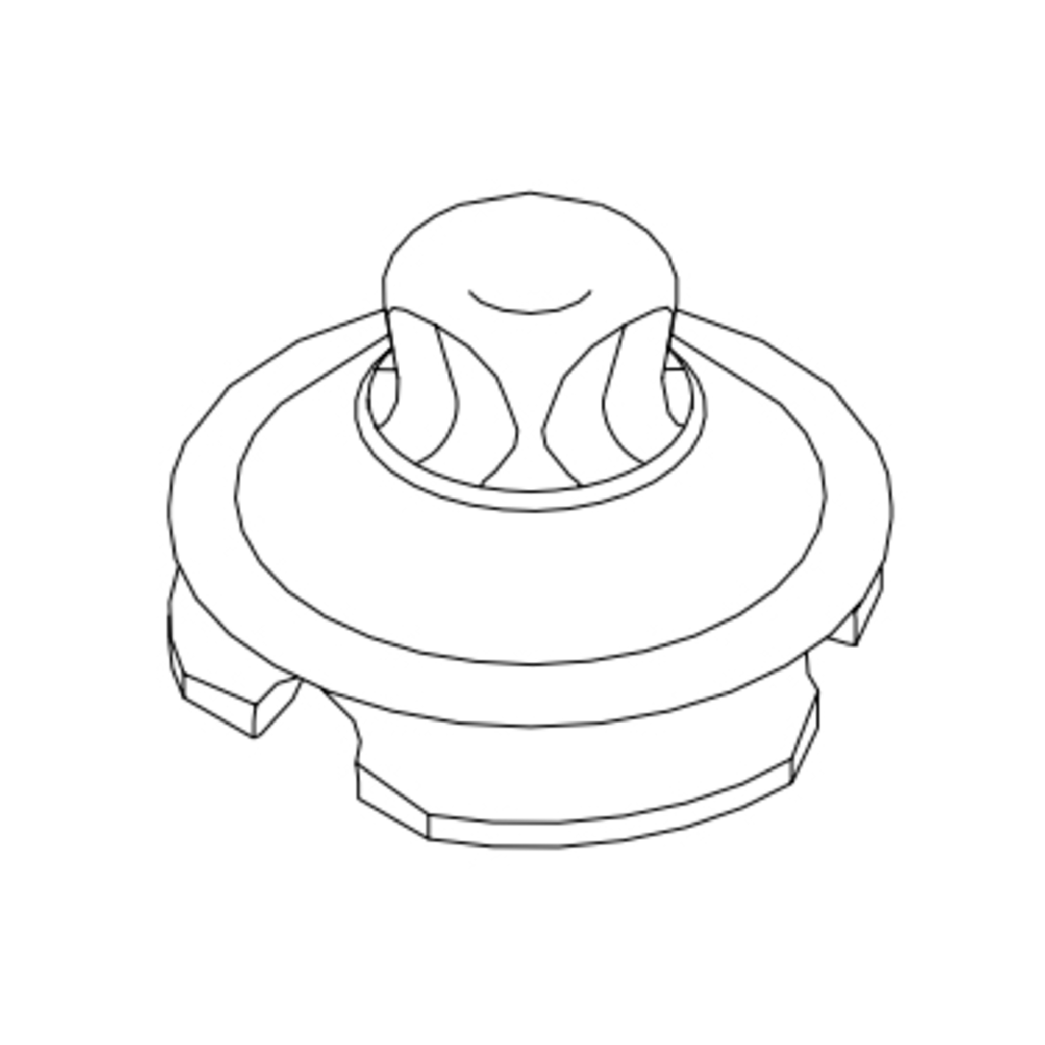 Icelock® 673 Stainless Steel Male Pyramid