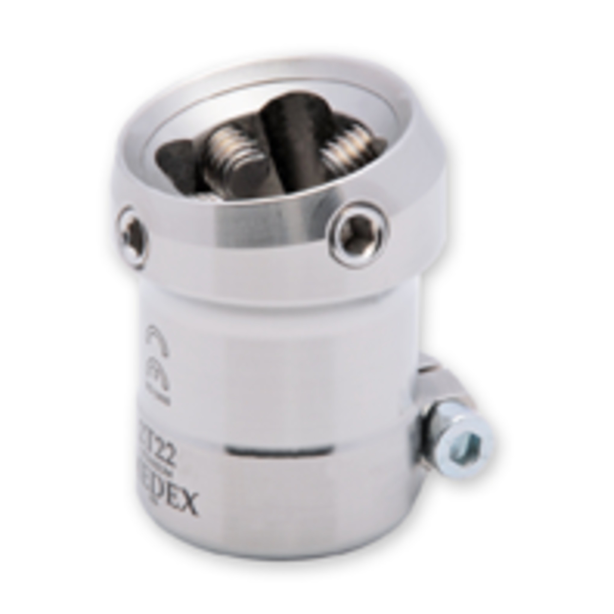 Angled Receiver Tube Clamp (10° Inclination)