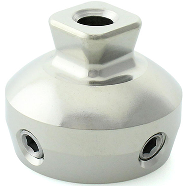 Dual Adapter Pyramid and Receiver - Titanium