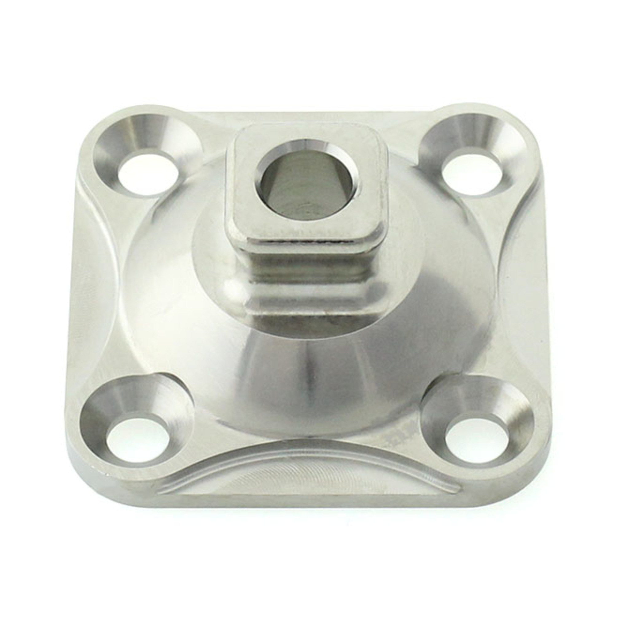 4-Hole Pyramid with Hole - Titanium
