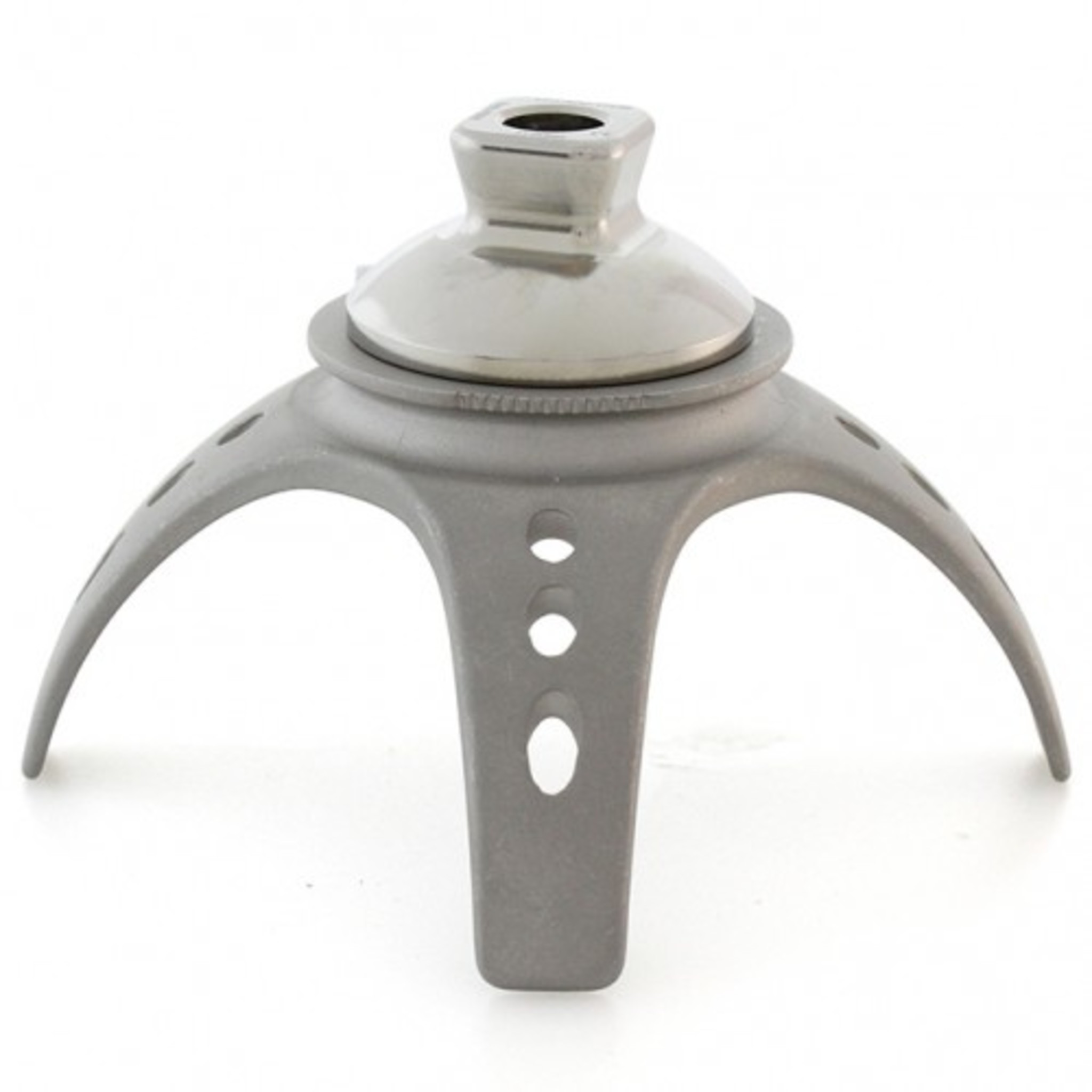 3-Prong Adapter with Female Threads and Titanium Rotating Pyramid