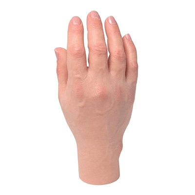 Gants masculin de silicone avec main passif en mousse (Modèles 120/120L)