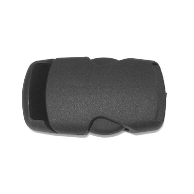 WBC Contour Side Release Buckle, Black Plastic