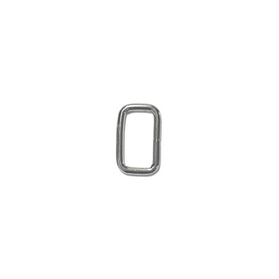 WBC Rectangular Metal Loop, Nickel Plated